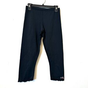 Hot Chillys Performance Thermal Black Capri Leggings Size XS